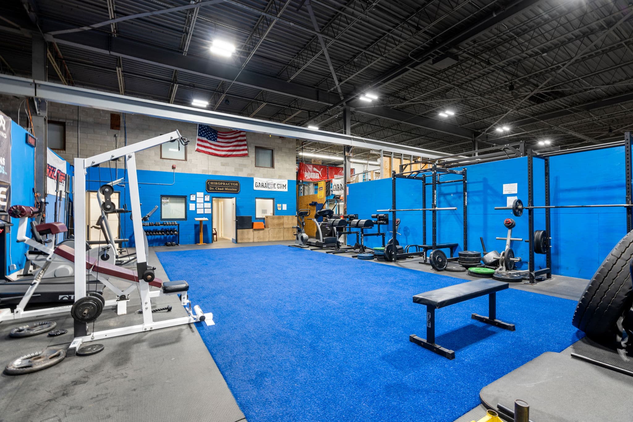 The Garage Gym at Cross Courts in Natick